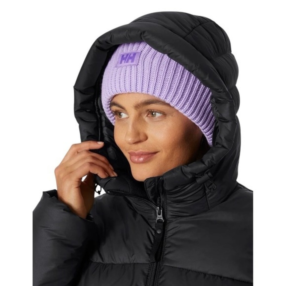 NEW Helly‎ Hansen Women's Large Active Puffy Hooded Jacket Black - Picture 4 of 12